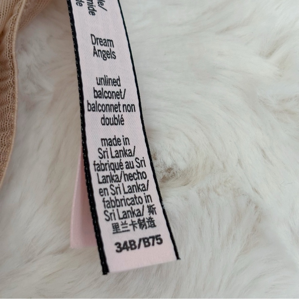 Victoria's Secret Invisible Lift Bra 34B Scoop Balconette Praline NEW NWT - Picture 7 of 8